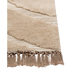 Dywan 160 x 230 cm beżowy SAZOO