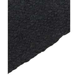 Dywan owalny jutowy 160 x 230 cm czarny DEMIRCI