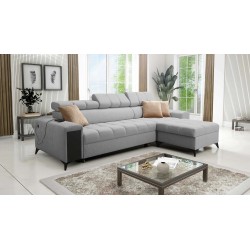 Venna I maxi corner sofa with a sleeping function and USB port - Plush, Avra 16