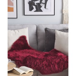 Skóra owcza bordowa ULURU