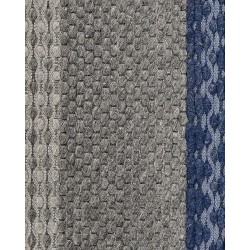 Dywan wełniany 80 x 150 cm niebiesko-szary AKKAYA