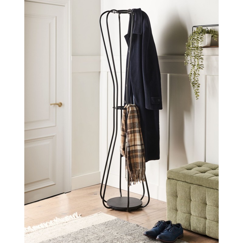 Wieszak na ubrania ORDWAY Czarny