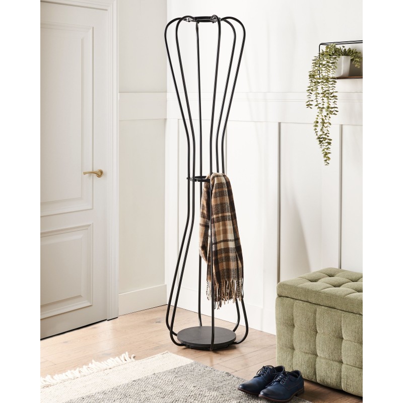 Wieszak na ubrania ORDWAY Czarny