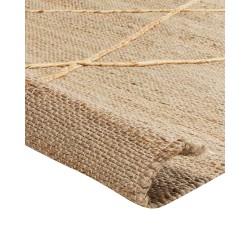 Dywan z juty 160 x 230 cm beżowy YUVACIK