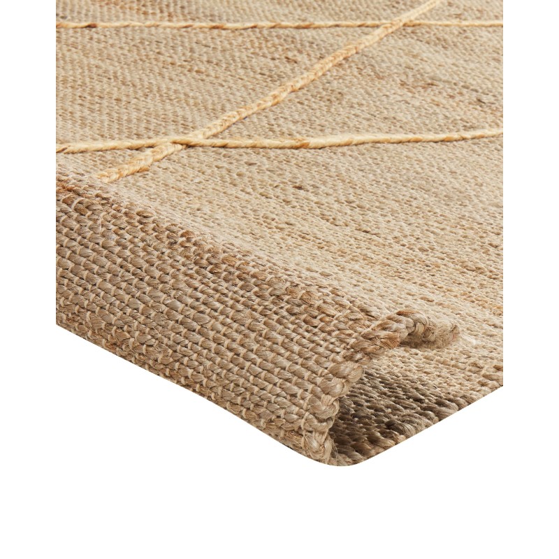 Dywan z juty 160 x 230 cm beżowy YUVACIK