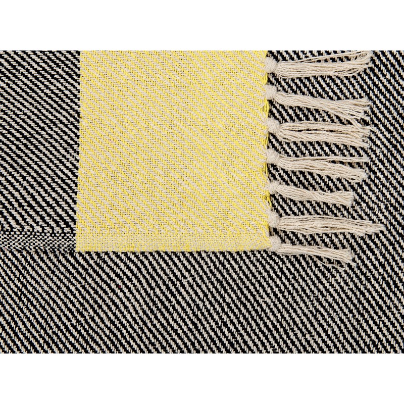 Koc LAPU Bawełna 125 x 150 cm Musztardowy