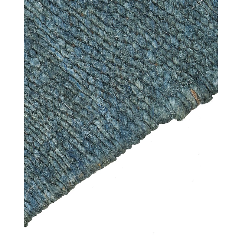 Dywan z juty 80 x 150 cm niebieski LUNIA
