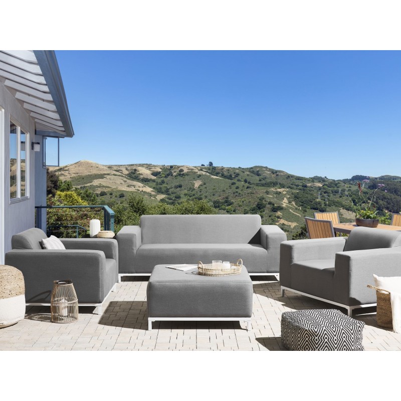 Zestaw ogrodowy ze stolikiem dla 5 osób ROVIGO Szary