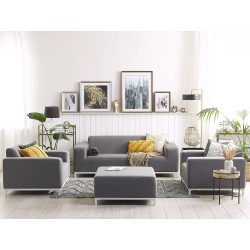 Zestaw ogrodowy ze stolikiem dla 5 osób ROVIGO Szary