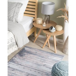 Dywan 80 x 150 cm beżowo-szary DALLICA
