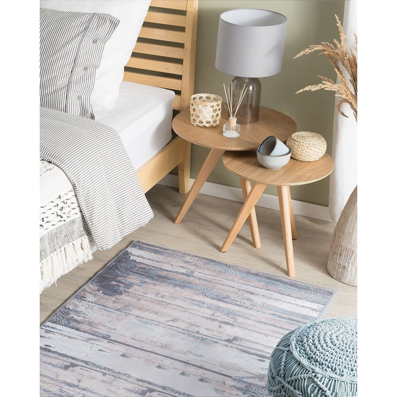 Dywan 80 x 150 cm beżowo-szary DALLICA