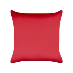 Zestaw 2 poduszek dekoracyjnych MARSHMALLOW Welur 45 x 45 cm Czerwony Wzór świąteczny