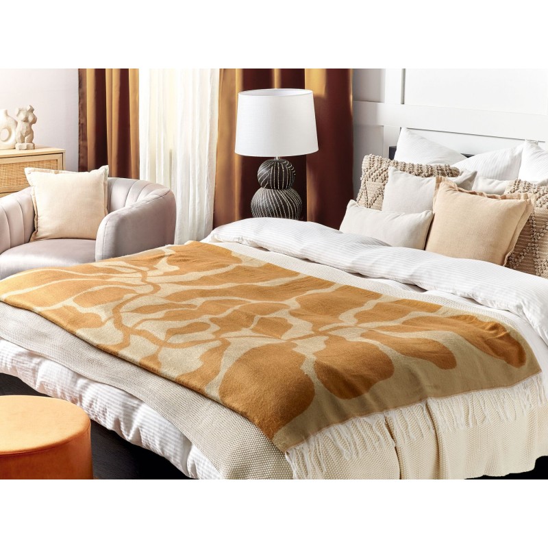 Koc BANGRE 130 x 170 cm Pomarańczowy