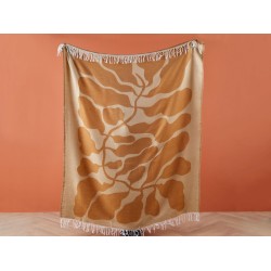 Koc BANGRE 130 x 170 cm Pomarańczowy