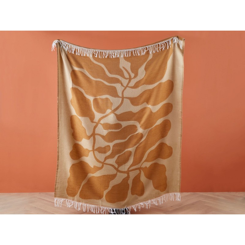 Koc BANGRE 130 x 170 cm Pomarańczowy