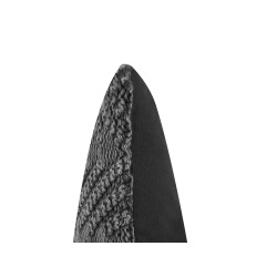 Poduszka dekoracyjna KONNI Bawełna 45 x 45 cm Szary Wzór zygzak