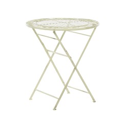 Stolik bistro BIVIO 70 cm 70 cm Metal Jasnozielony