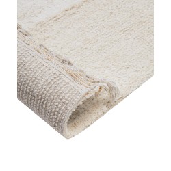 Dywan dziecięcy bawełniany motyw gruszki 140 x 200 cm złamana biel KHIDARI