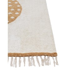 Dywan dziecięcy bawełniany motyw gruszki 140 x 200 cm złamana biel KHIDARI