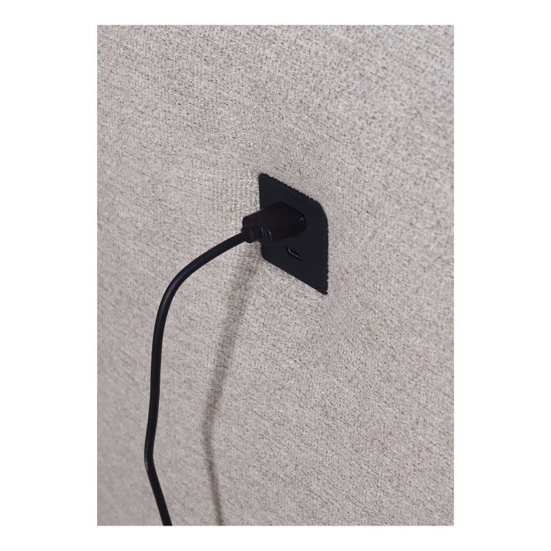 Seccional Venna I maxi con función para dormir y puerto USB - Terciopelo, Avra 12