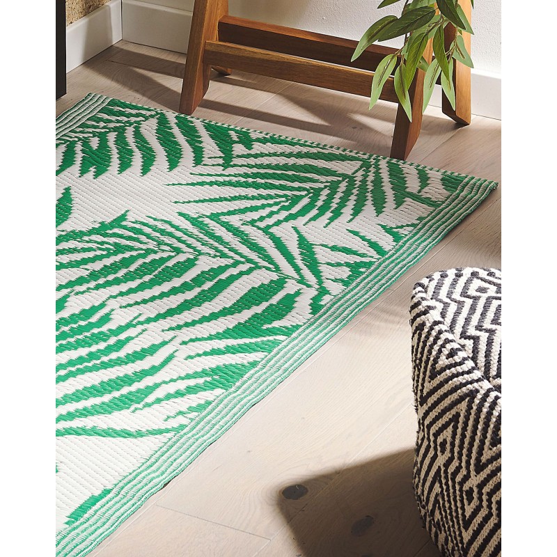 Dywan zewnętrzny 60 x 105 cm zielony KOTA