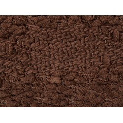 Koc VELLA Bawełna 150 x 200 cm Brązowy