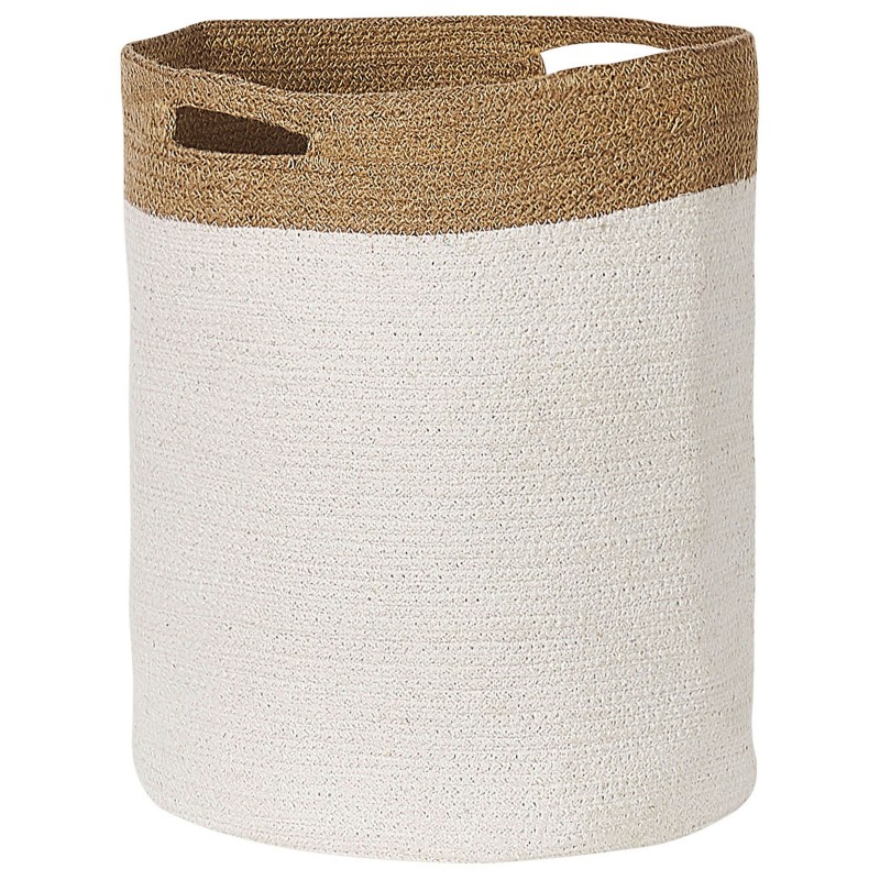 Zestaw 2 koszy KARDH Bawełna Biały