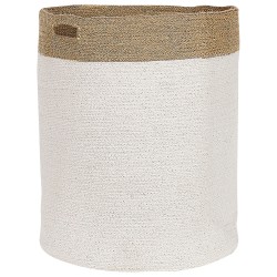 Zestaw 2 koszy KARDH Bawełna Biały