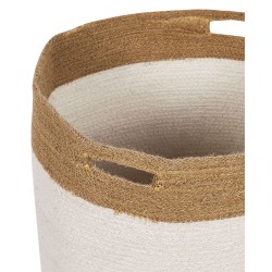 Zestaw 2 koszy KARDH Bawełna Biały