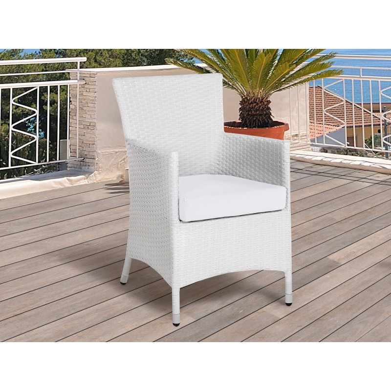 Komplet poszewek na poduchy ogrodowe ITALY Złamana biel