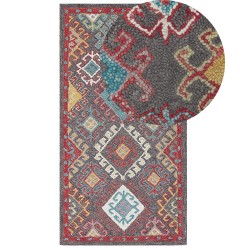Dywan wełniany 80 x 150 cm wielokolorowy FINIKE