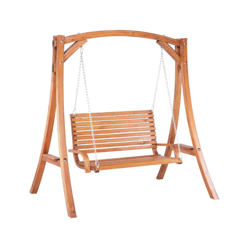 Huśtawka ogrodowa NOVARA Drewno Brązowy