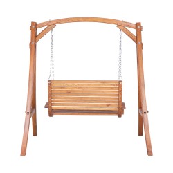 Huśtawka ogrodowa NOVARA Drewno Brązowy