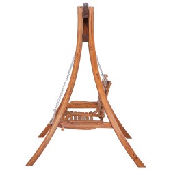 Huśtawka ogrodowa NOVARA Drewno Brązowy