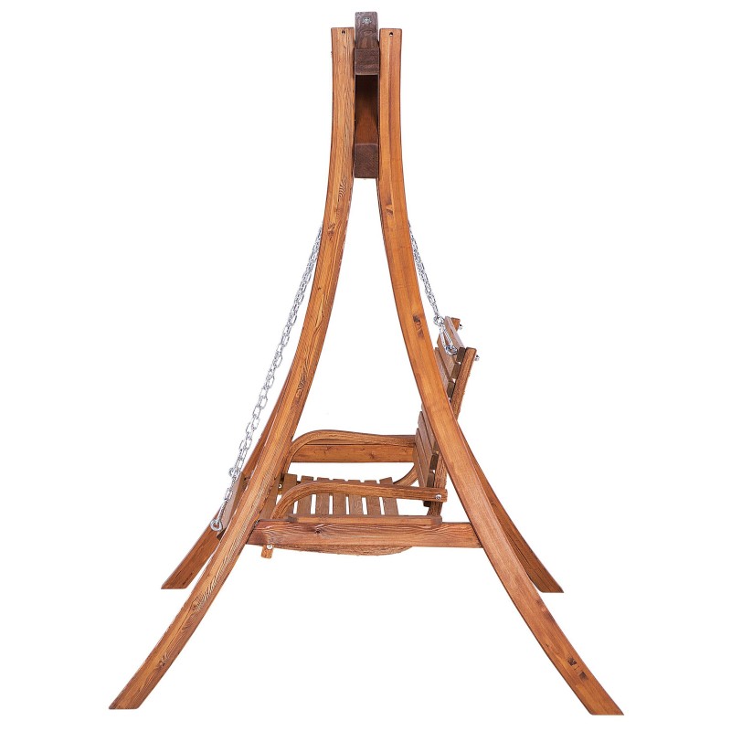 Huśtawka ogrodowa NOVARA Drewno Brązowy