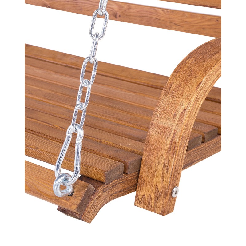 Huśtawka ogrodowa NOVARA Drewno Brązowy
