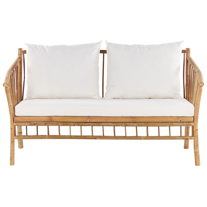 Zestaw ogrodowy ze stolikiem dla 4 osób MAGGIORE Drewno bambusowe Jasnobrązowy