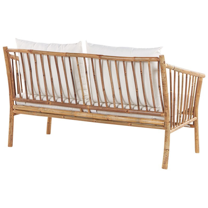 Zestaw ogrodowy ze stolikiem dla 4 osób MAGGIORE Drewno bambusowe Jasnobrązowy