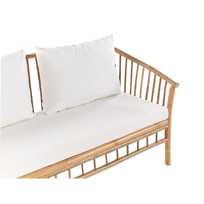 Zestaw ogrodowy ze stolikiem dla 4 osób MAGGIORE Drewno bambusowe Jasnobrązowy