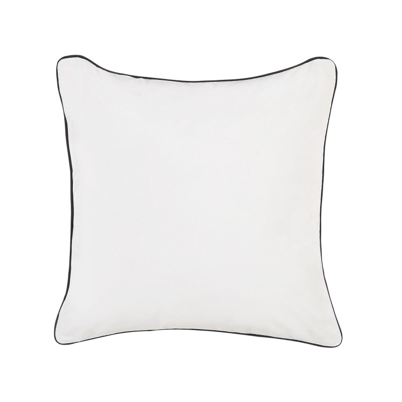 Zestaw 2 poduszek dekoracyjnych LAVENDER Welur 45 x 45 cm Biały Efekt lastryko