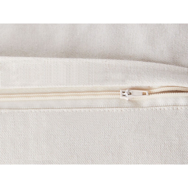 2 bawełniane poduszki dekoracyjne tuftowane z frędzlami 30 x 50 cm wielokolorowe DIJKOT