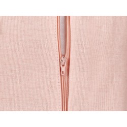 2 bawełniane poduszki dekoracyjne motyw tęczy 45 x 45 cm różowe LEEA