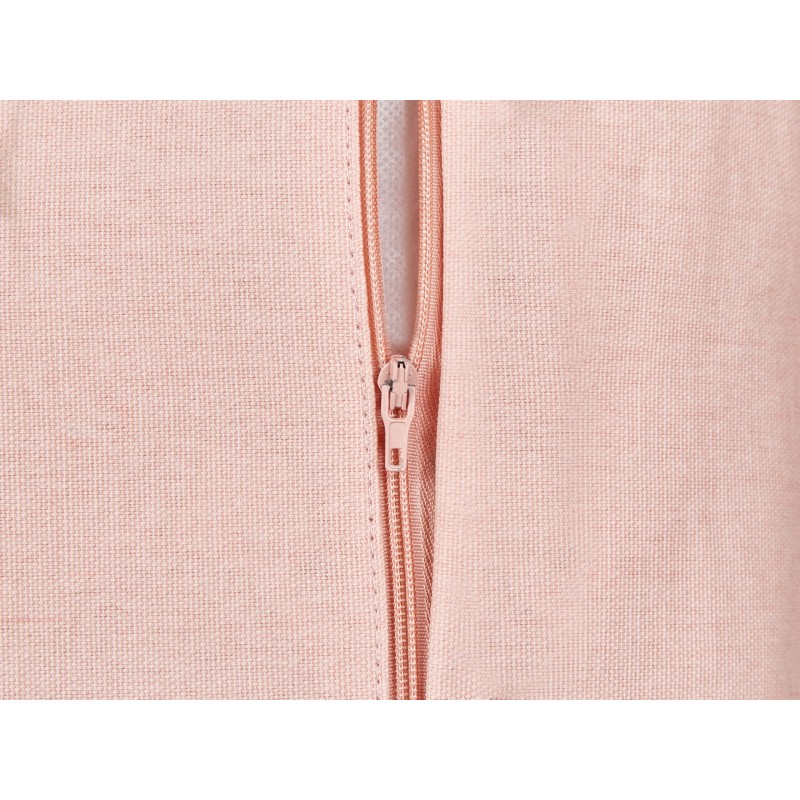 2 bawełniane poduszki dekoracyjne motyw tęczy 45 x 45 cm różowe LEEA