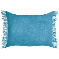 Zestaw 2 poduszek dekoracyjnych MABA Bawełna 50 x 35 cm Niebieski Jednolity