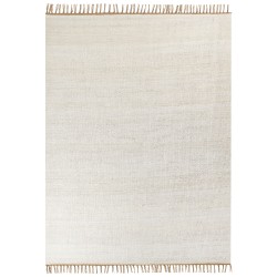 Dywan z juty 160 x 230 cm jasnobeżowy LUNIA