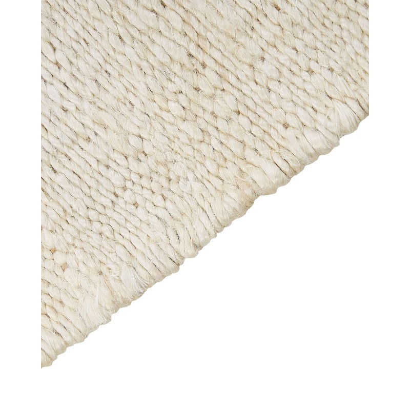 Dywan z juty 160 x 230 cm jasnobeżowy LUNIA