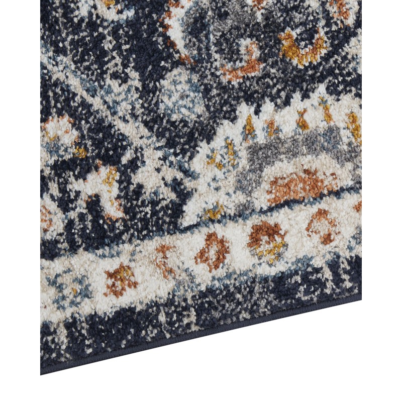 Dywan 160 x 230 cm niebiesko-beżowy MALISHKA