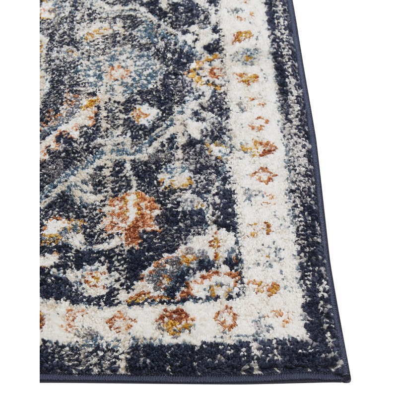 Dywan 160 x 230 cm niebiesko-beżowy MALISHKA