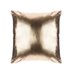 Zestaw 2 poduszek dekoracyjnych ASTER 45 x 45 cm Złoty Jednolity