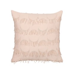 Zestaw 2 poduszek dekoracyjnych AGASTACHE 45 x 45 cm Różowy Wzór geometryczny